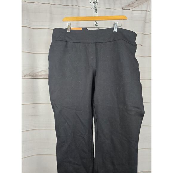 Dalia Slim Leg Lightweight Pull-On Pant Black XXL #V - Picture 3 of 11